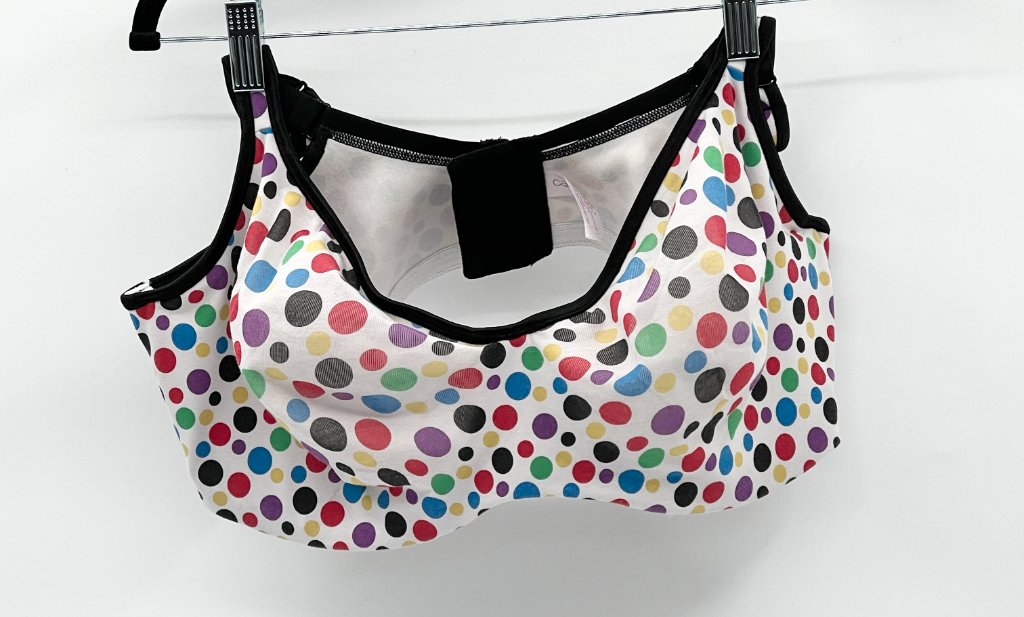Cacique Unlined Full Coverage Polka Dot Bra