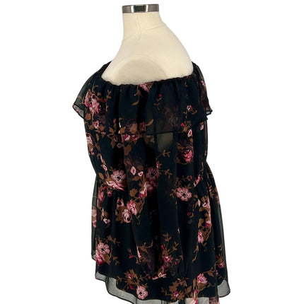 Lane Bryant - Off-Shoulder Floral Blouse (Size 28)