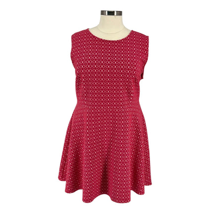 Leota - Geo Print Sleeveless Dress (Size 4 - 26/28)