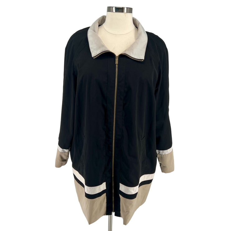 Jones  New York - Colorblock Raincoat (3X)