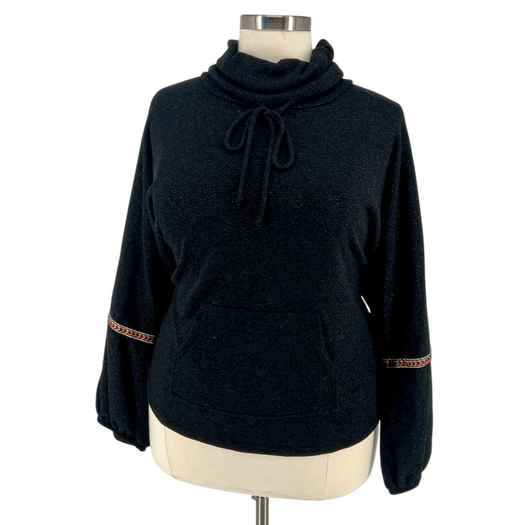Jady by Jane - Sparkly Mock Neck Pullover
