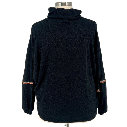 Jady by Jane - Sparkly Mock Neck Pullover