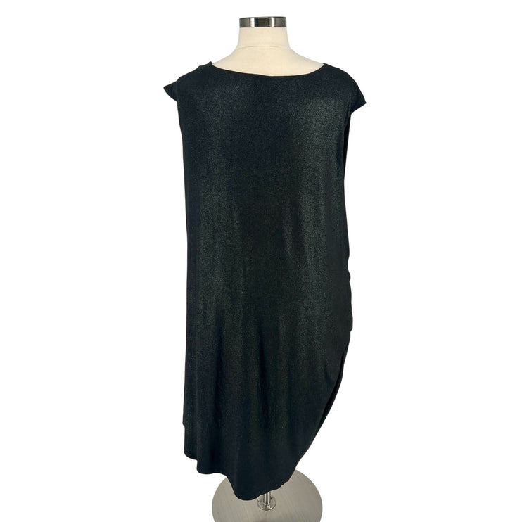Avenue - Shimmery Sleeveless Cowl Neck Dress (30/32)