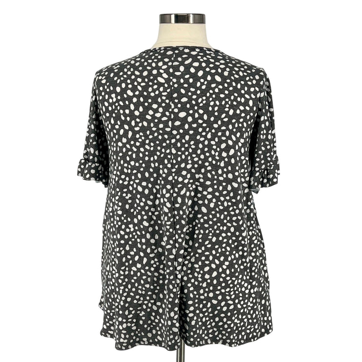 Jade by Jane - Ruffle Sleeve Babydoll Top