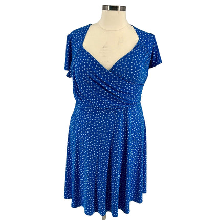 Leota - Polka Dot Fit & Flare Dress (2X)